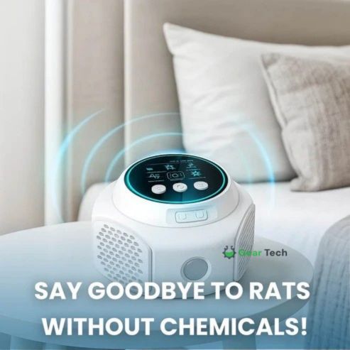 Ultrasonic Mouse Repeller – Silent Plug-In Device for 3200 sq ft Area
