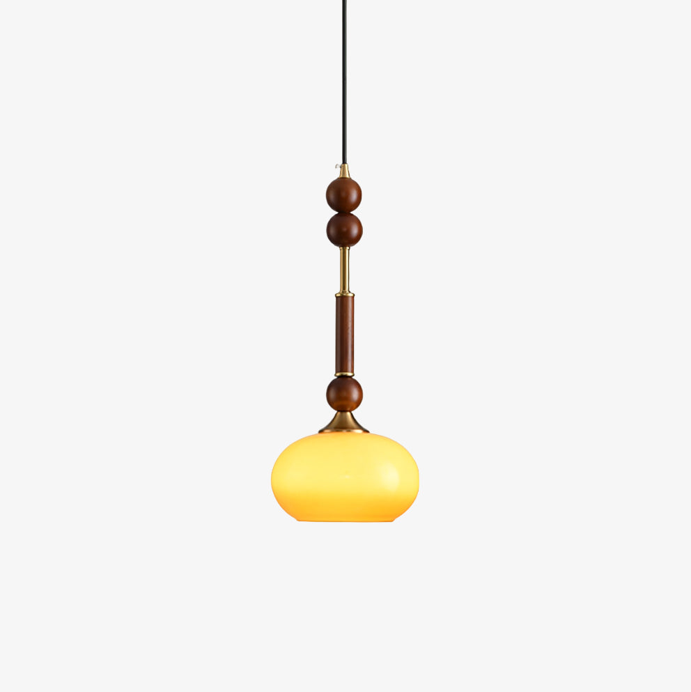 LuxeGlow Pendant Light with Cozy Glass Shade