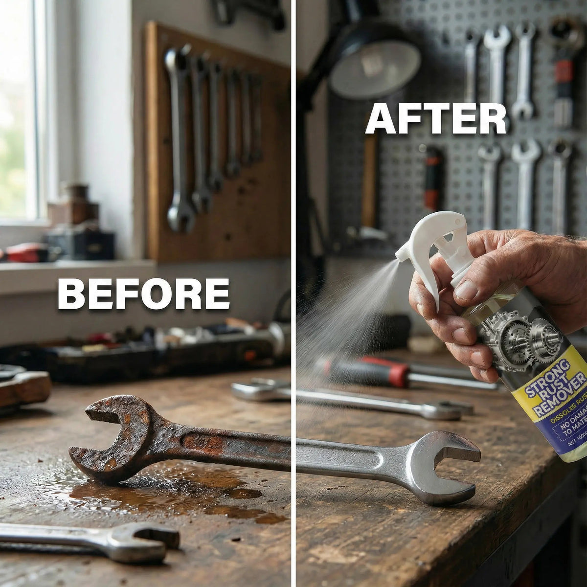Quick Rust Dissolver Spray – Effortless Metal Restoration