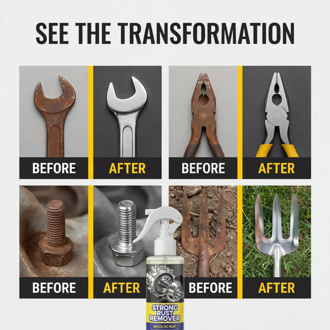 Quick Rust Dissolver Spray – Effortless Metal Restoration