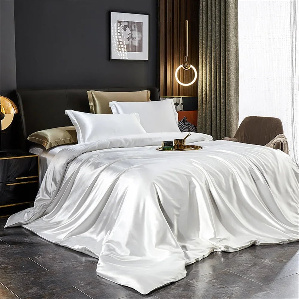 LuxeSilk Bedding Ensemble for Ultimate Comfort and Style