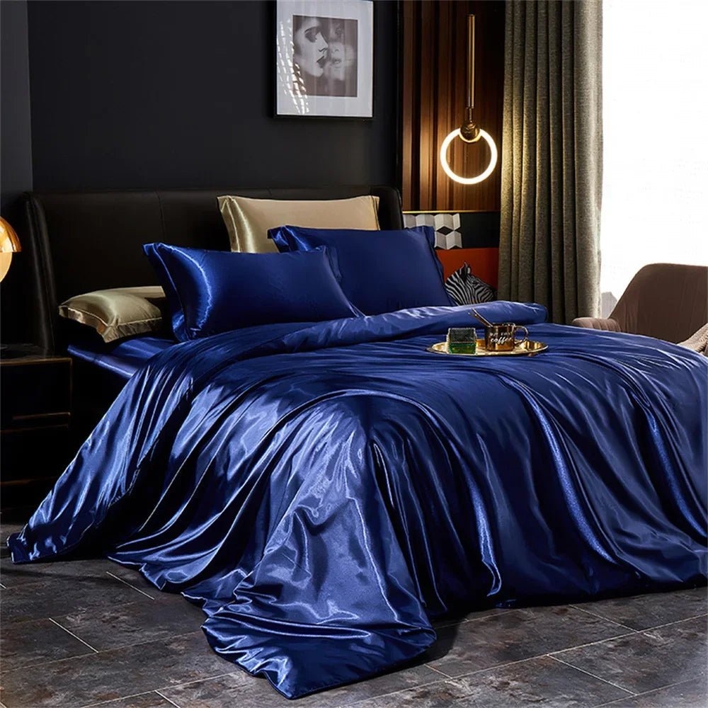 LuxeSilk Bedding Ensemble for Ultimate Comfort and Style
