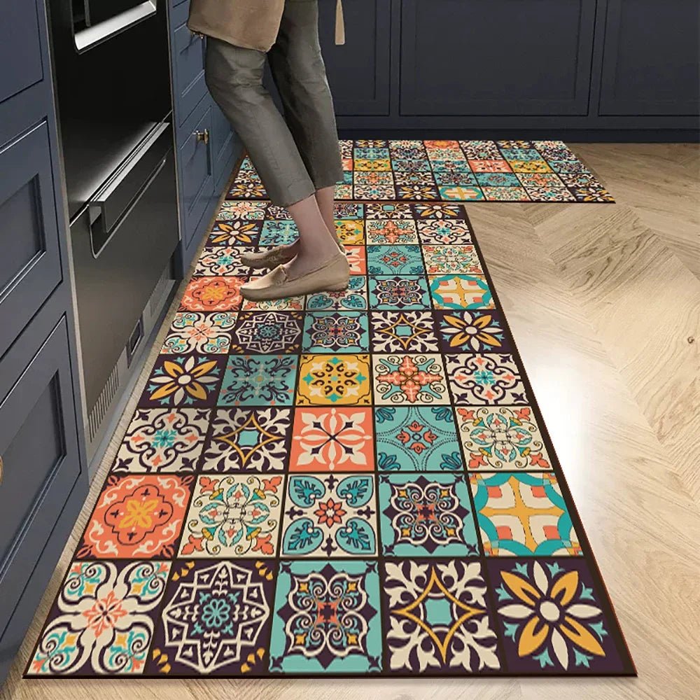 SecureStay Non-Slip Comfort Rug for Daily Living Spaces