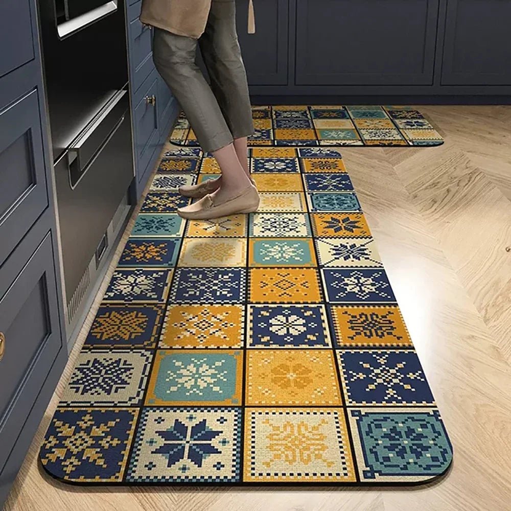 SecureStay Non-Slip Comfort Rug for Daily Living Spaces