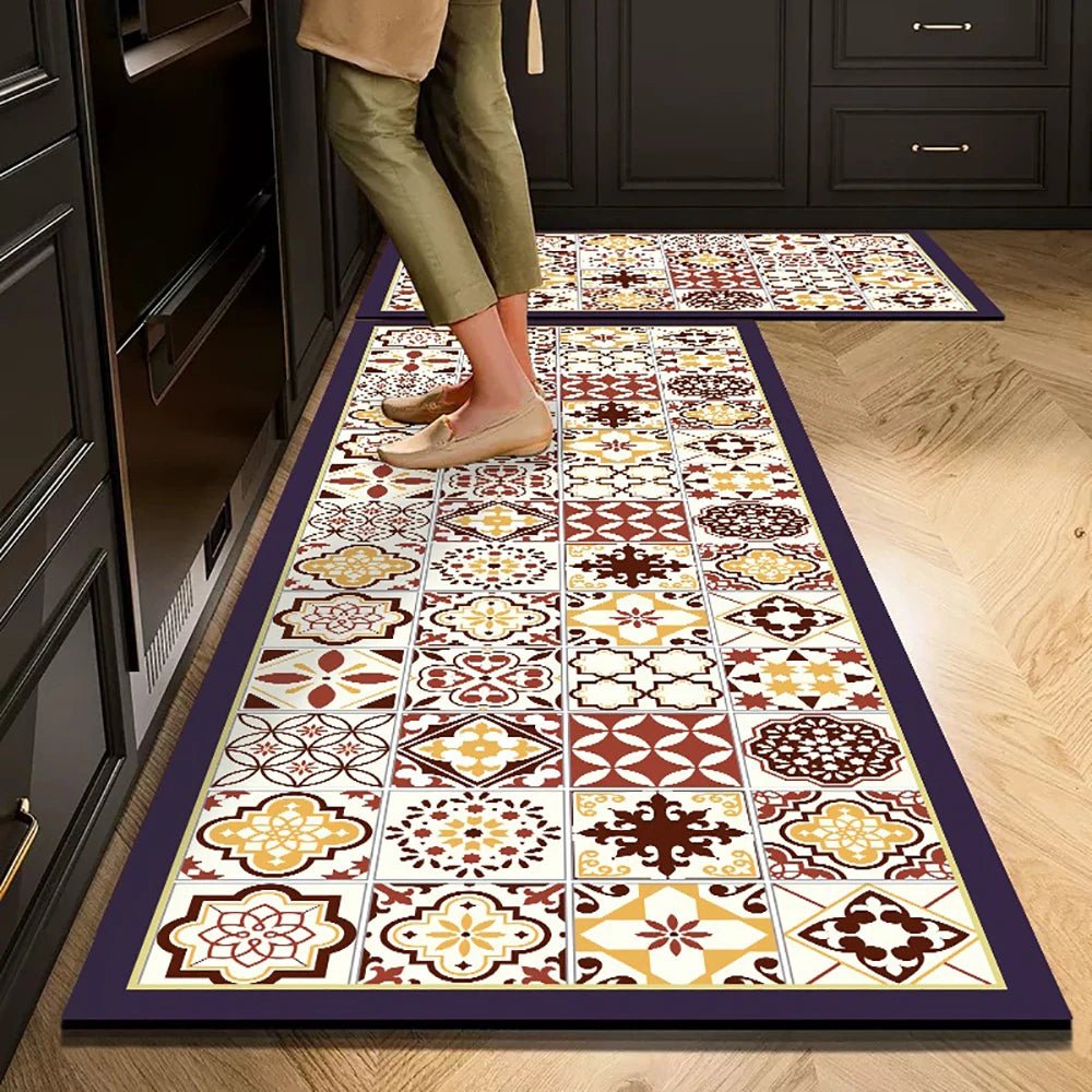 SecureStay Non-Slip Comfort Rug for Daily Living Spaces