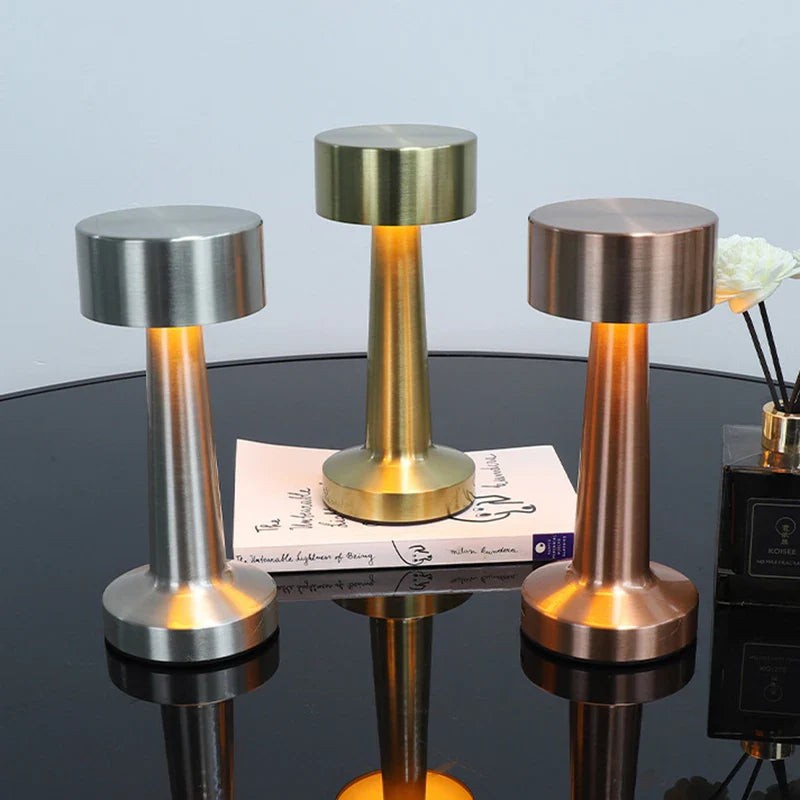 Portable LED Touch Lamp with USB Charging for Stylish Spaces