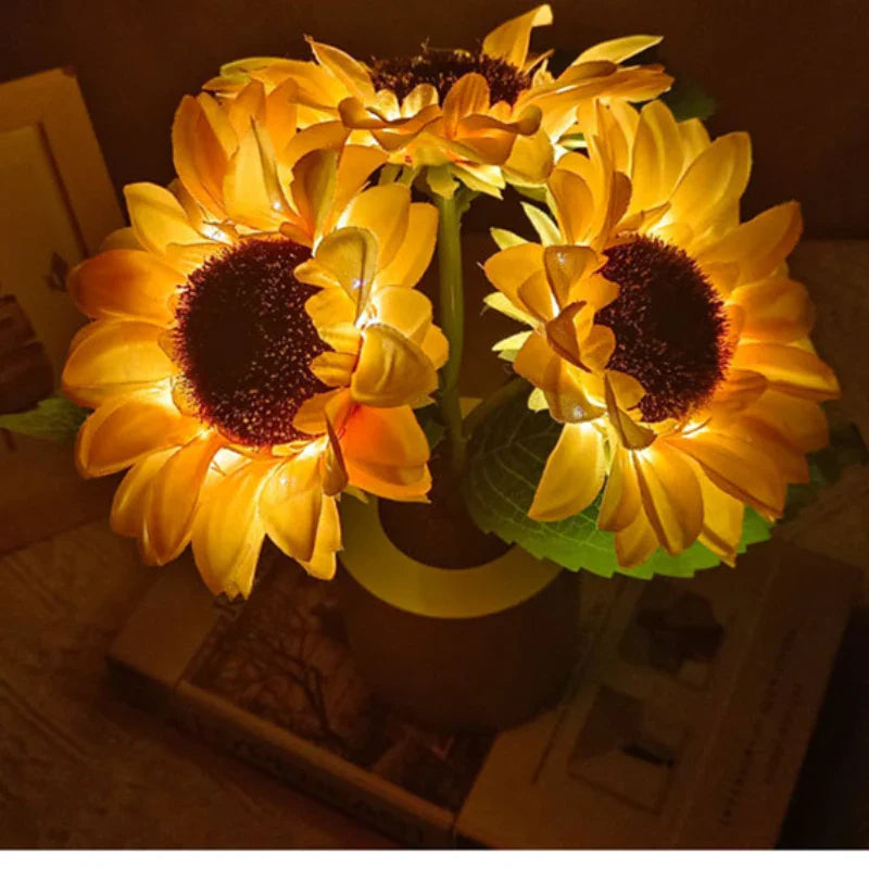 Charming Floral LED Table Lamp for Cozy Spaces