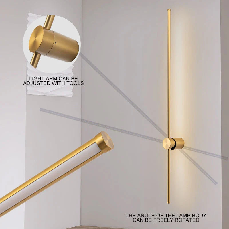 Taavita Wall Lamp Rod Black - Elegant Design for Your Home