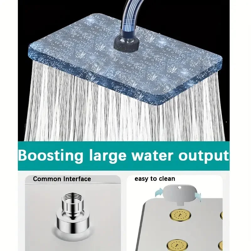 10-Inch Premium Overhead Shower Head with Enhanced Flow