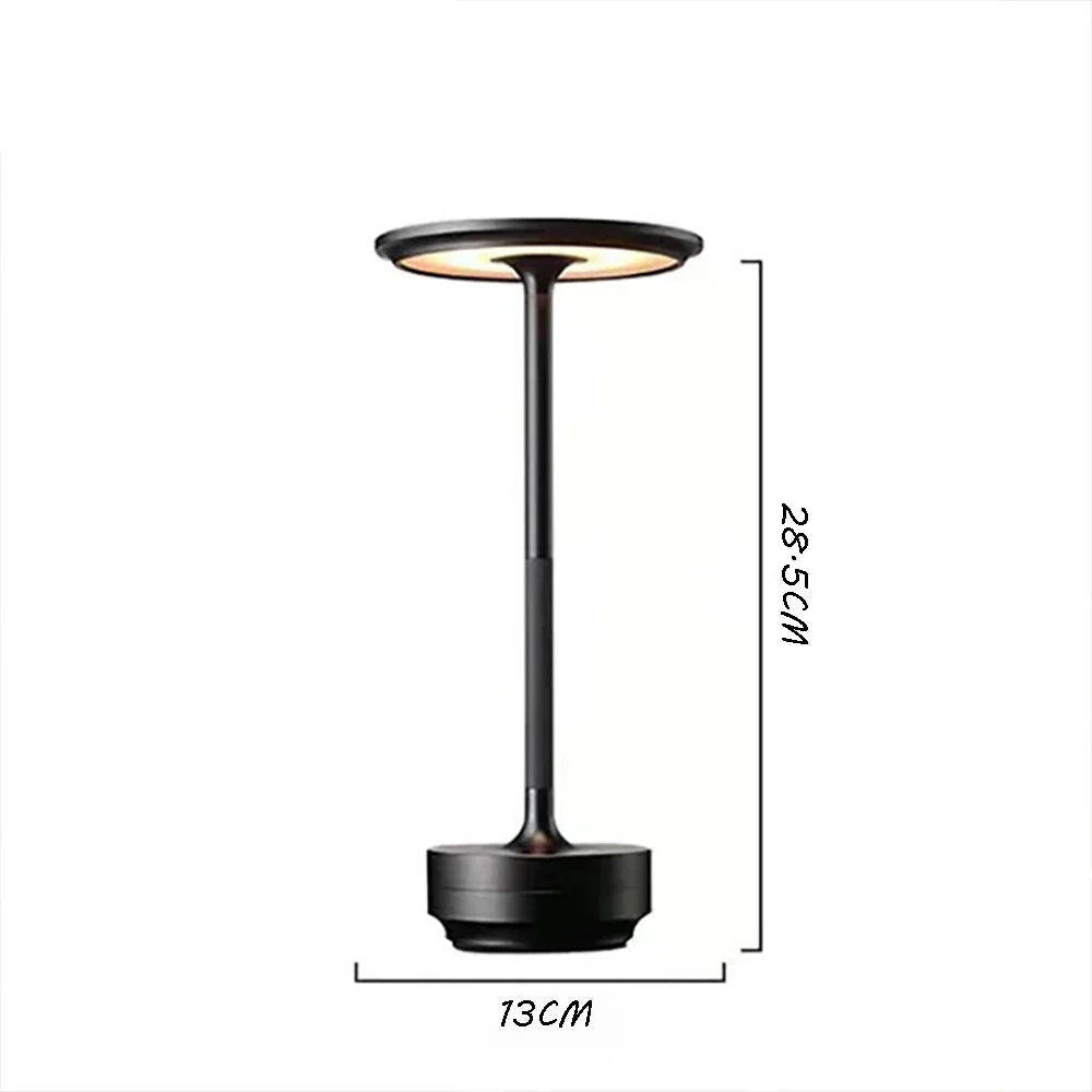 Sleek Touch-Controlled Rechargeable LED Table Lamp