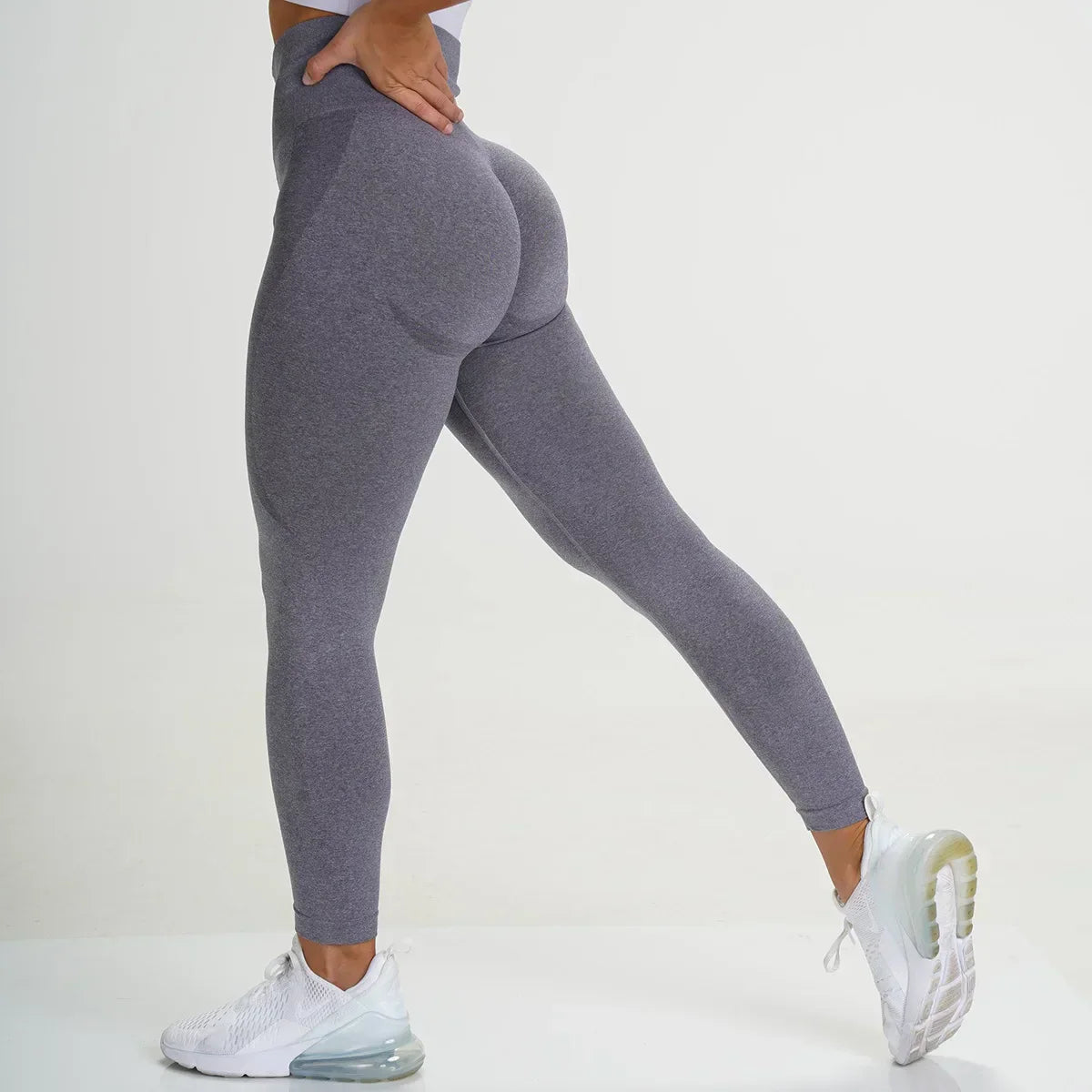 Elevate Your Workout with Seamless High-Rise Leggings