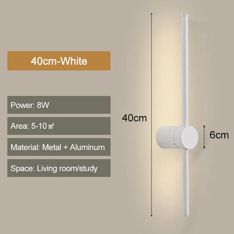 Taavita Wall Lamp Rod Black - Elegant Design for Your Home