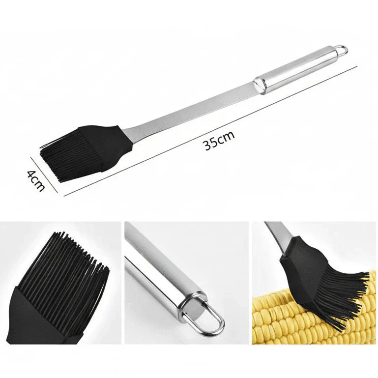 Ultimate Grilling Companion: Stainless Steel BBQ Tool Set