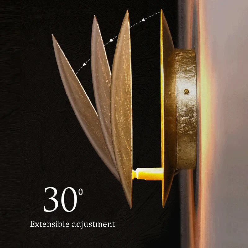 Lunar Glow Wall Sconce – Vintage LED Fixture for Any Space