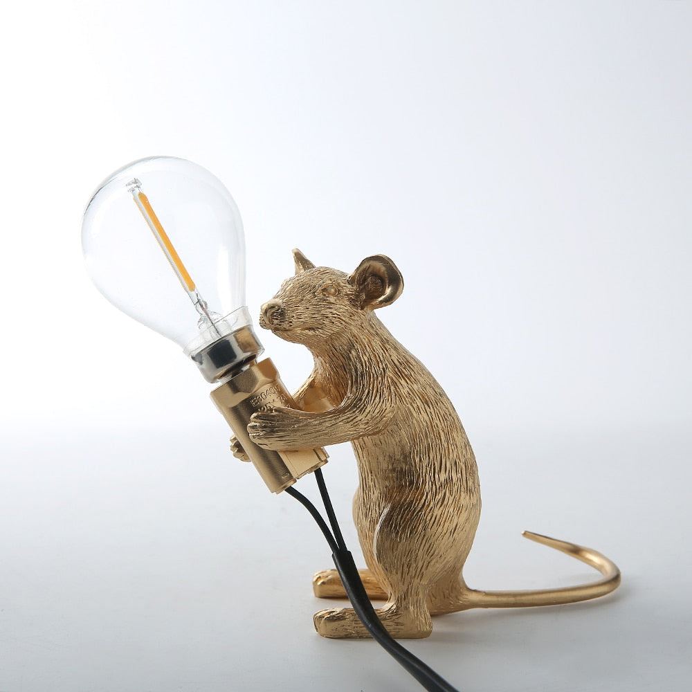 Whimsical Mouse-Inspired Table Lamp for Home Ambiance