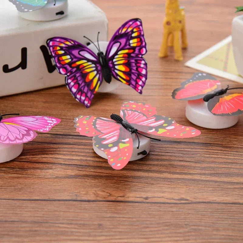 Vibrant LED Butterfly Nightlight – Stick-On Decorative Lamp