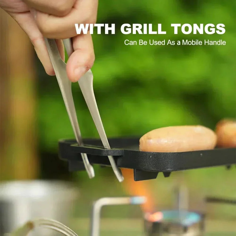 Compact Adventure Grill Plate Set for On-the-Go Cooking