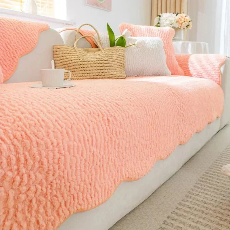 Snug Haven Plush Fleece Sofa Blanket for Ultimate Winter Comfort