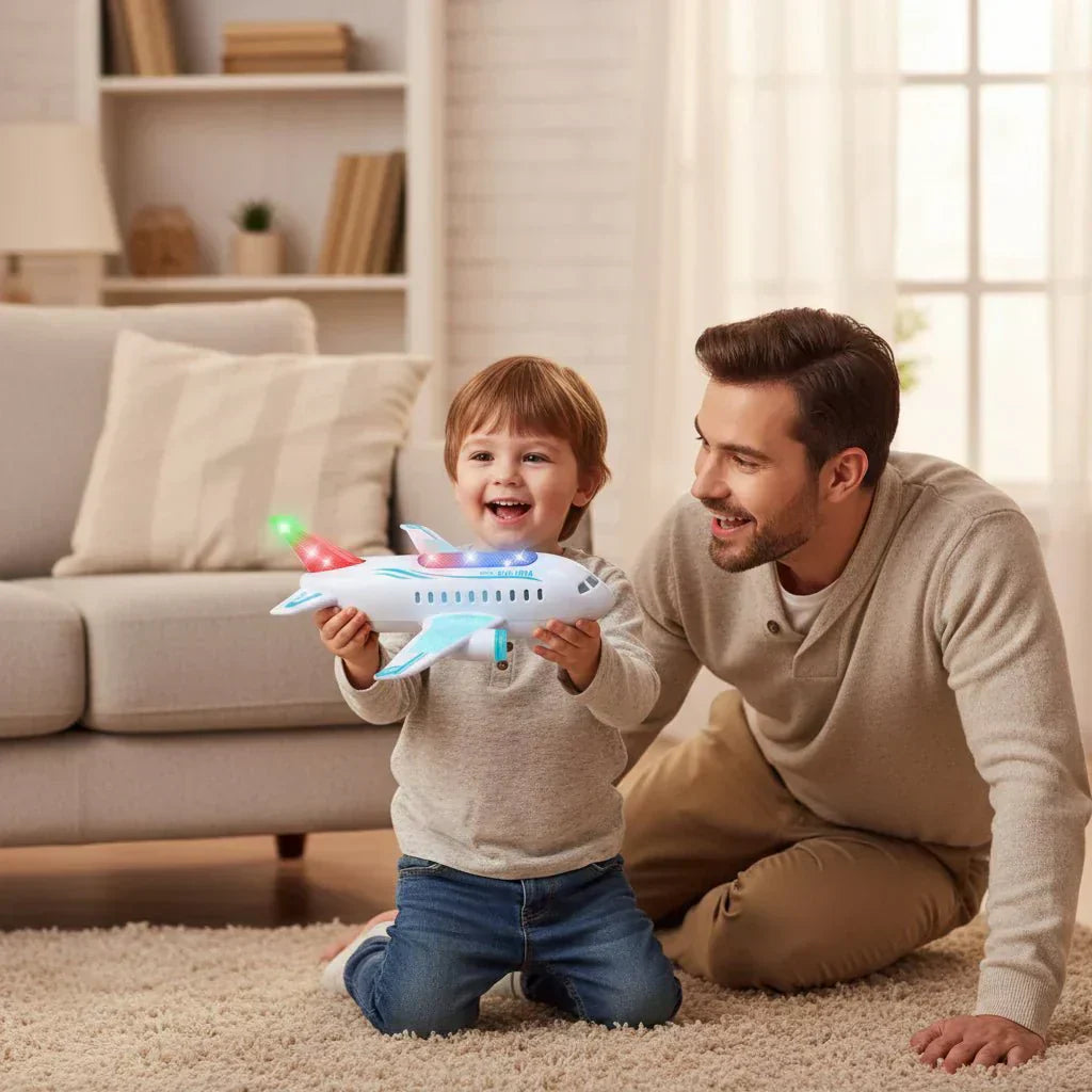 AeroTwirl LED Flying Toy with 360-Degree Spin and Sound