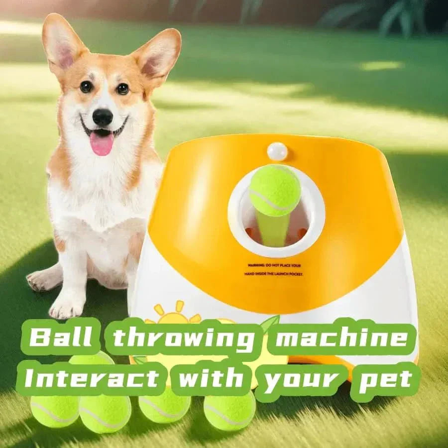 PawPower Automatic Fetch Machine - Rechargeable Dog Playmate