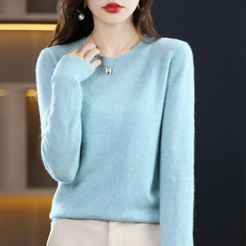 LuxeCashmere Women's Pure Merino Wool Sweater Collection