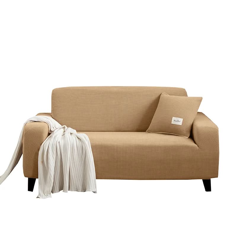 ShieldPro Stretchable Sofa Cover: Water-Resistant & Chic