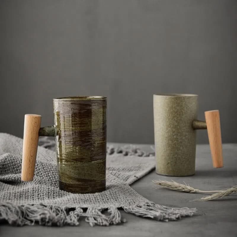 Serenity Brew Artisan Latte Mugs for a Tranquil Coffee Ritual