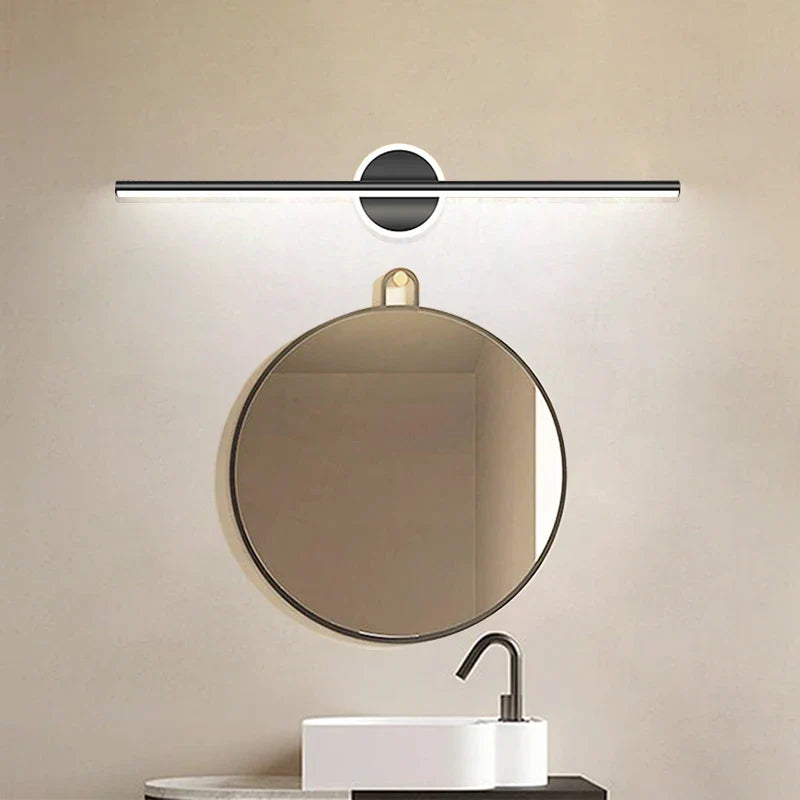 Elegant LED Wall Lamp – 40/60cm Gold and Black Accent Light
