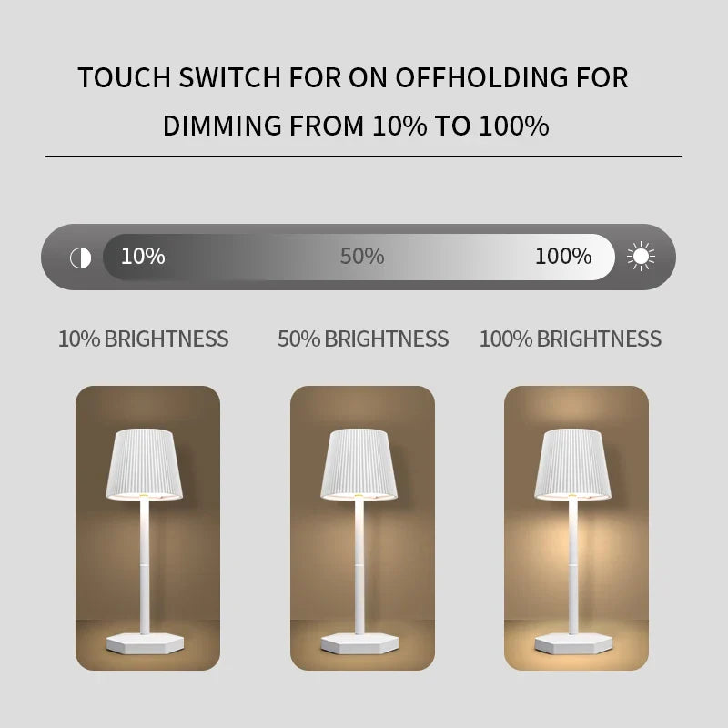 Sleek Touch Control LED Desk Lamp for Stylish Spaces