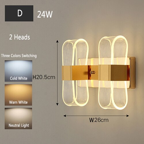 Taavita Wall Lamps Modern Design with Unique Light Effect