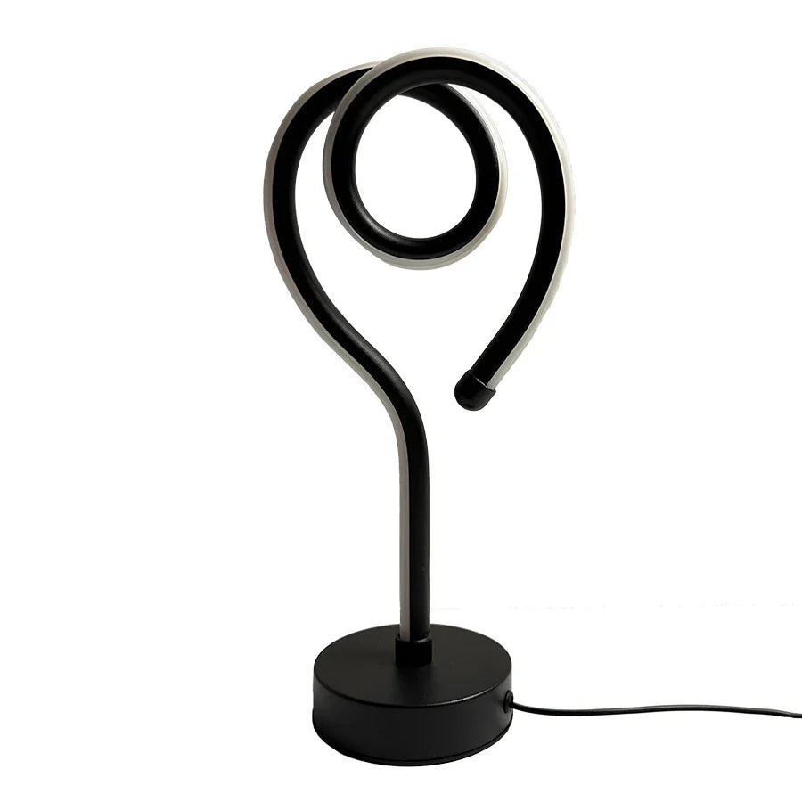 Enchanting Ripple Light: Rechargeable RGB Table Lamp with Remote