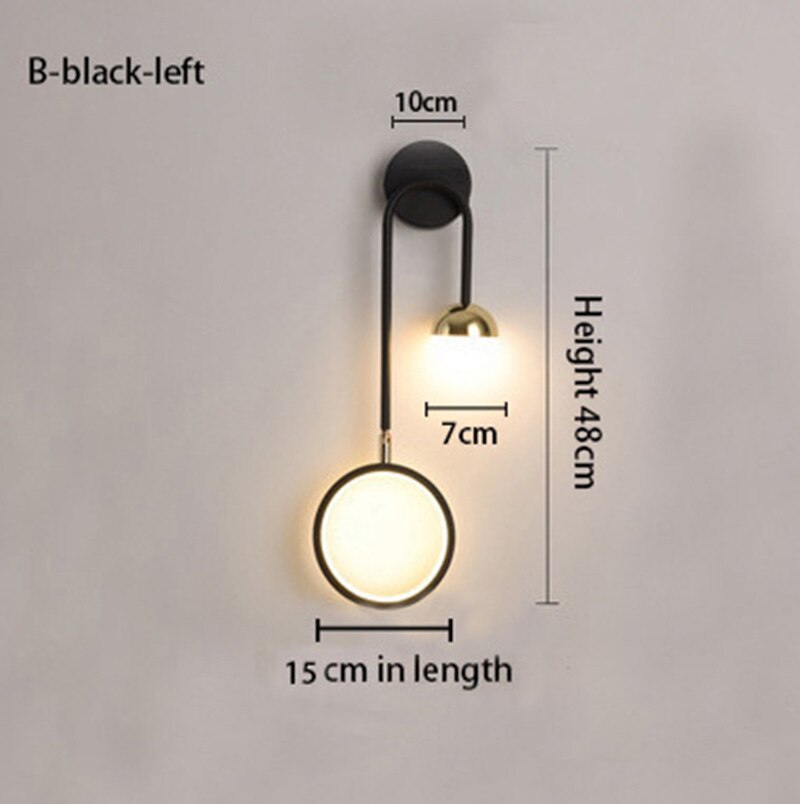 Taavita Wall Lamp Metal Black