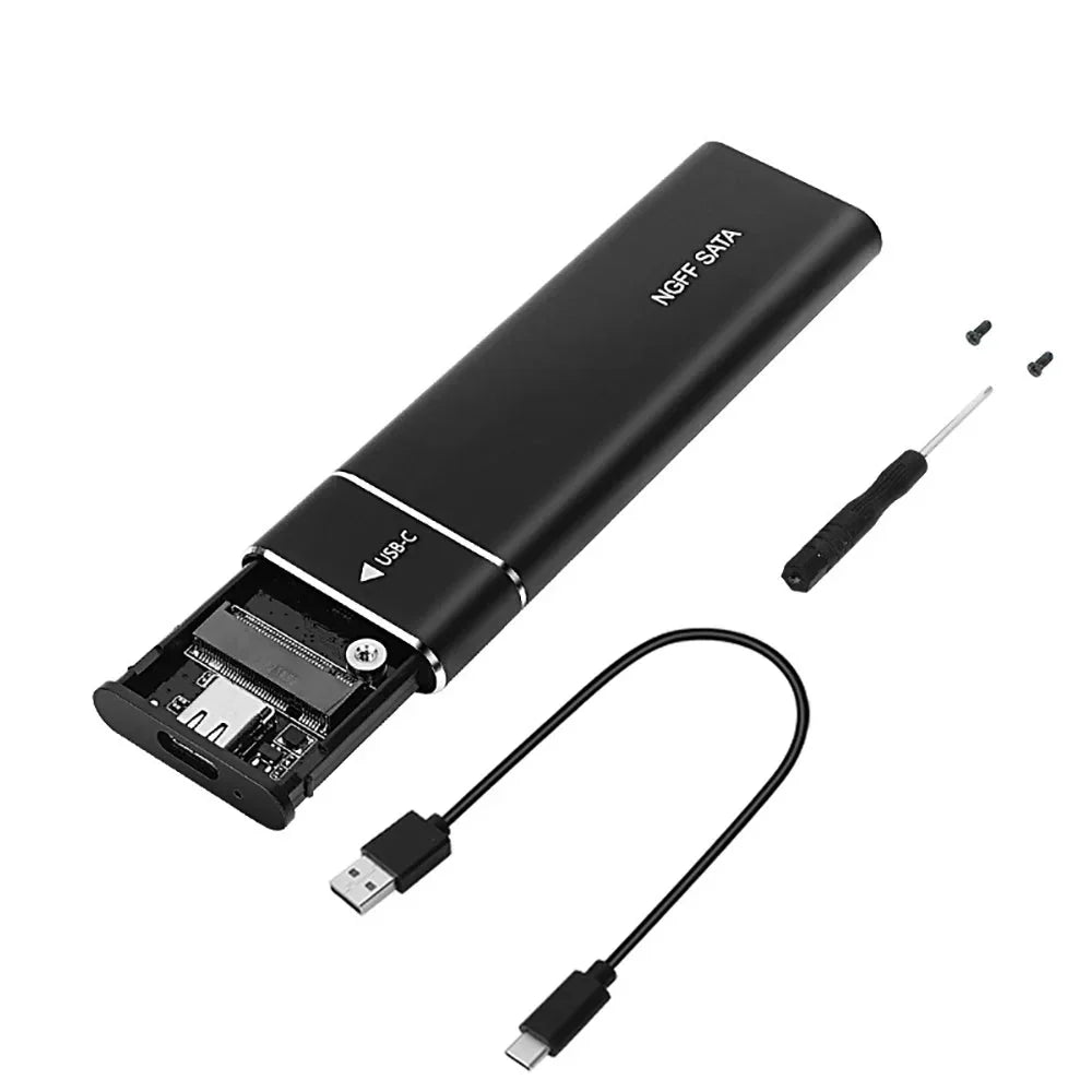 Portable M.2 SSD Storage Case with USB 3.1 Connectivity