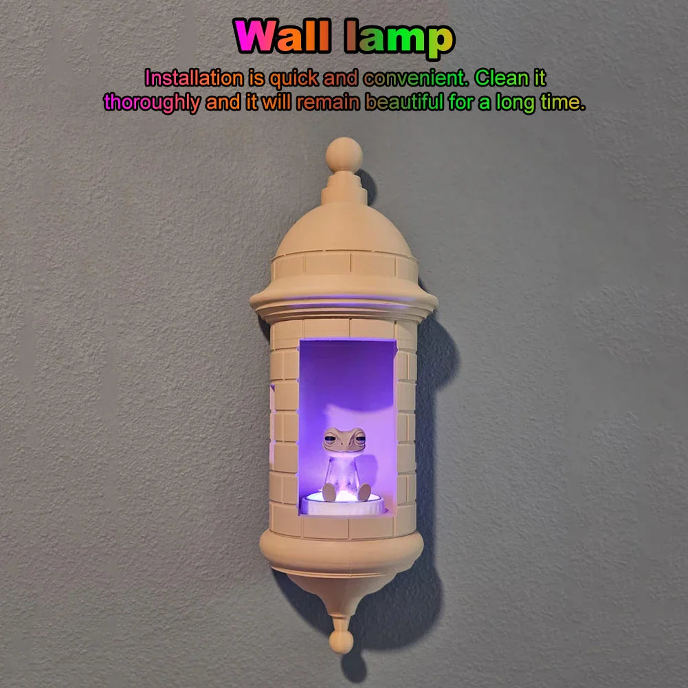 Vibrant Coqui Glow Lamp with 16 Color Options - Handmade Charm
