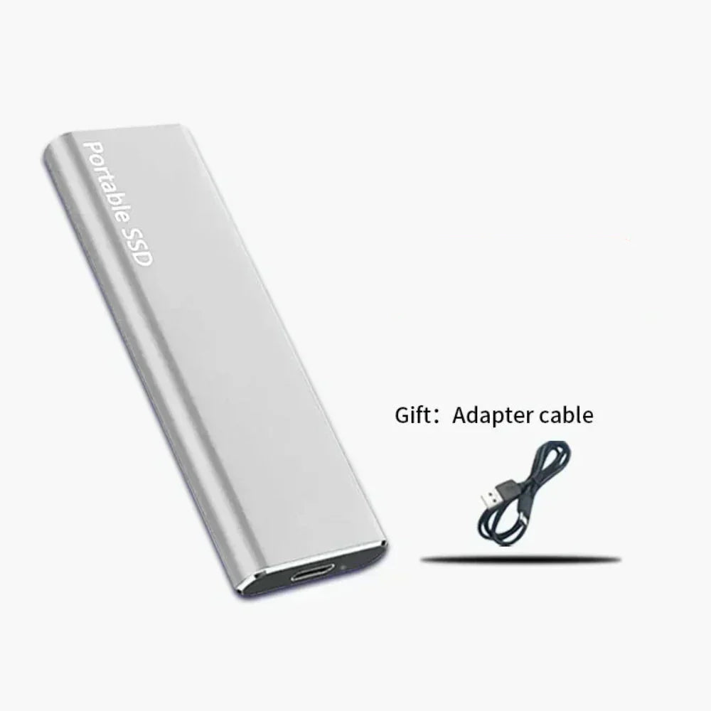 Ultra-Slim Portable SSD with USB 3.2 for Effortless Storage