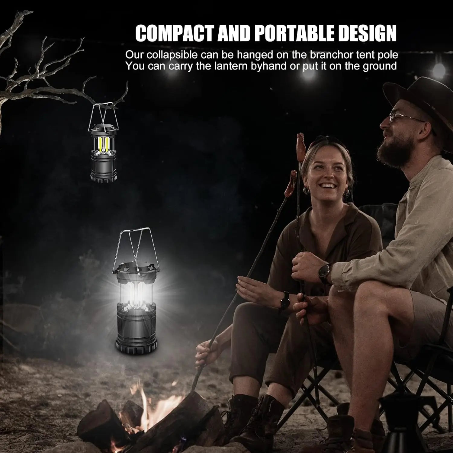 BrightWay Portable Lantern: Battery-Powered Emergency Lighting