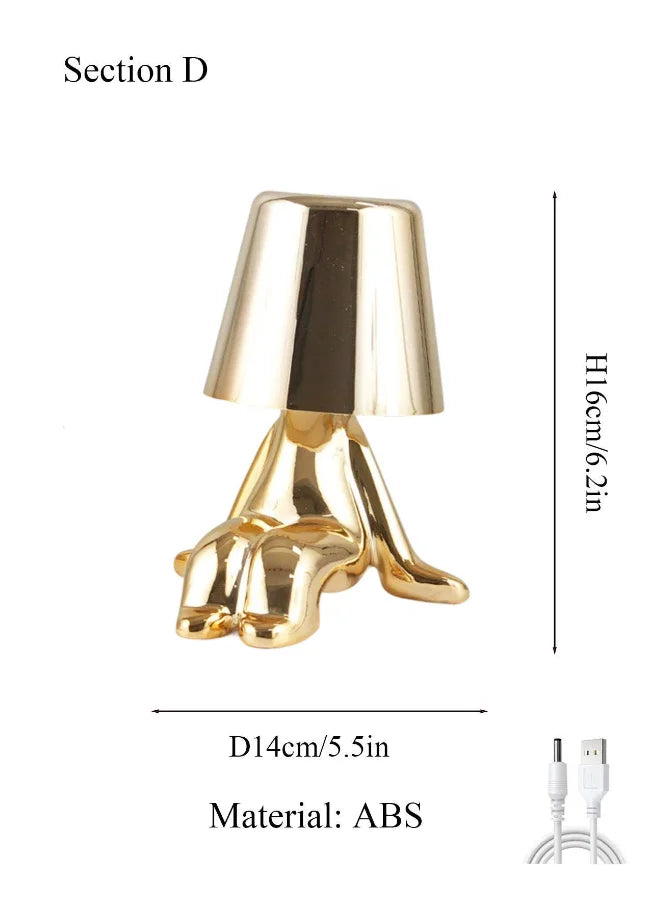 Artistic Luxe LED Table Lamp with USB for Modern Spaces