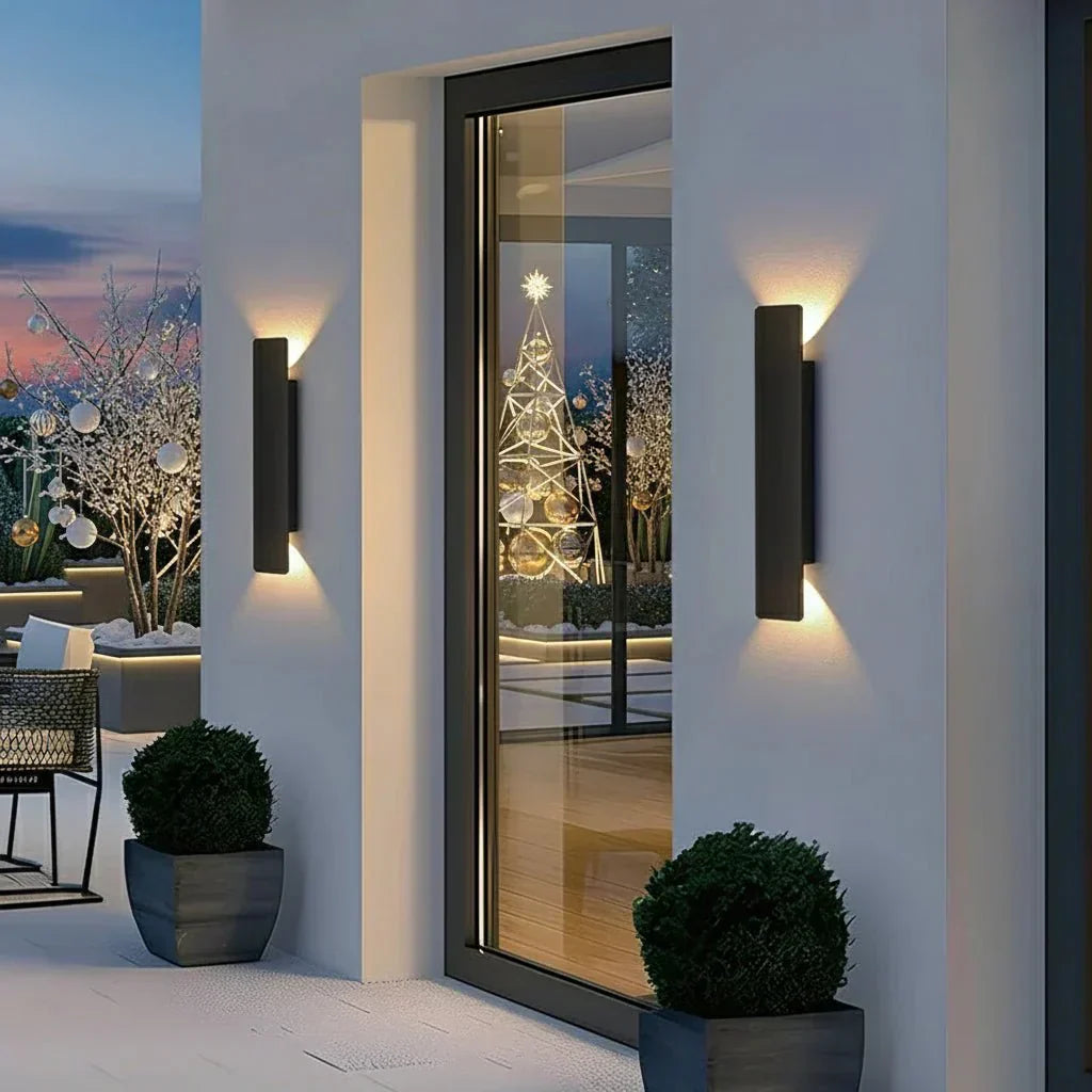 AquaGlow Versatile LED Wall Sconce for Home and Garden