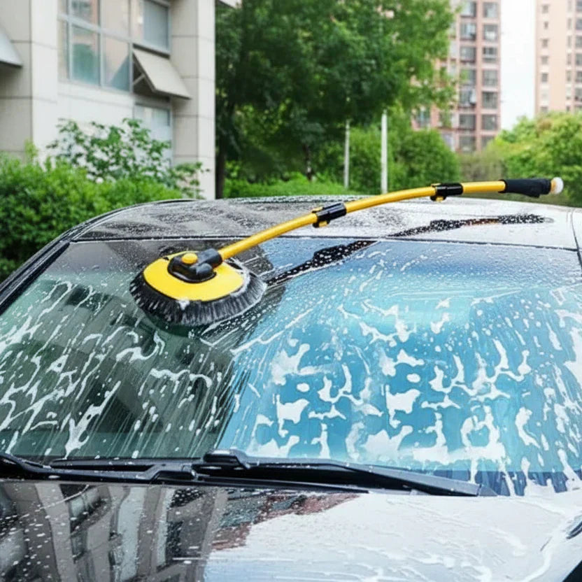 CleanMaster Extendable Car Wash Mop with Soft Chenille Brush