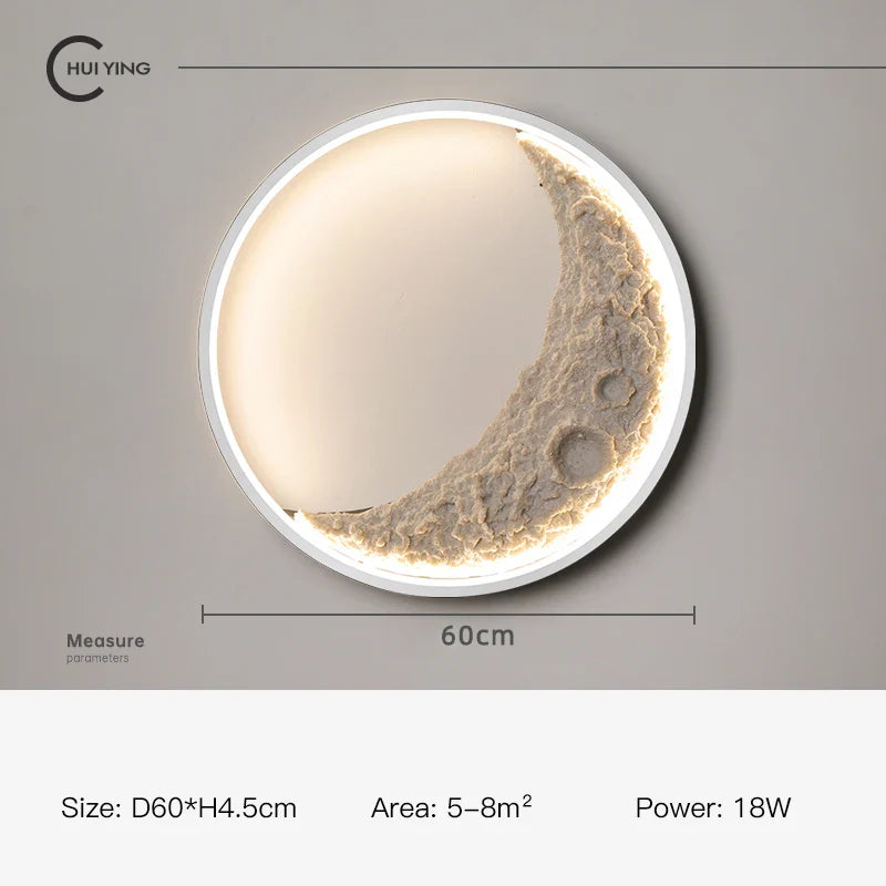 Dimmable Moon Wall Lamp