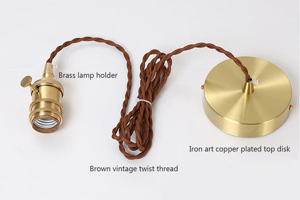 Vintage-Inspired Glass Pendant Light for Compact Areas
