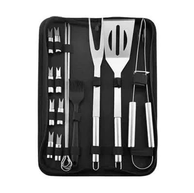GrillMaster Pro Stainless Steel BBQ Tool Collection