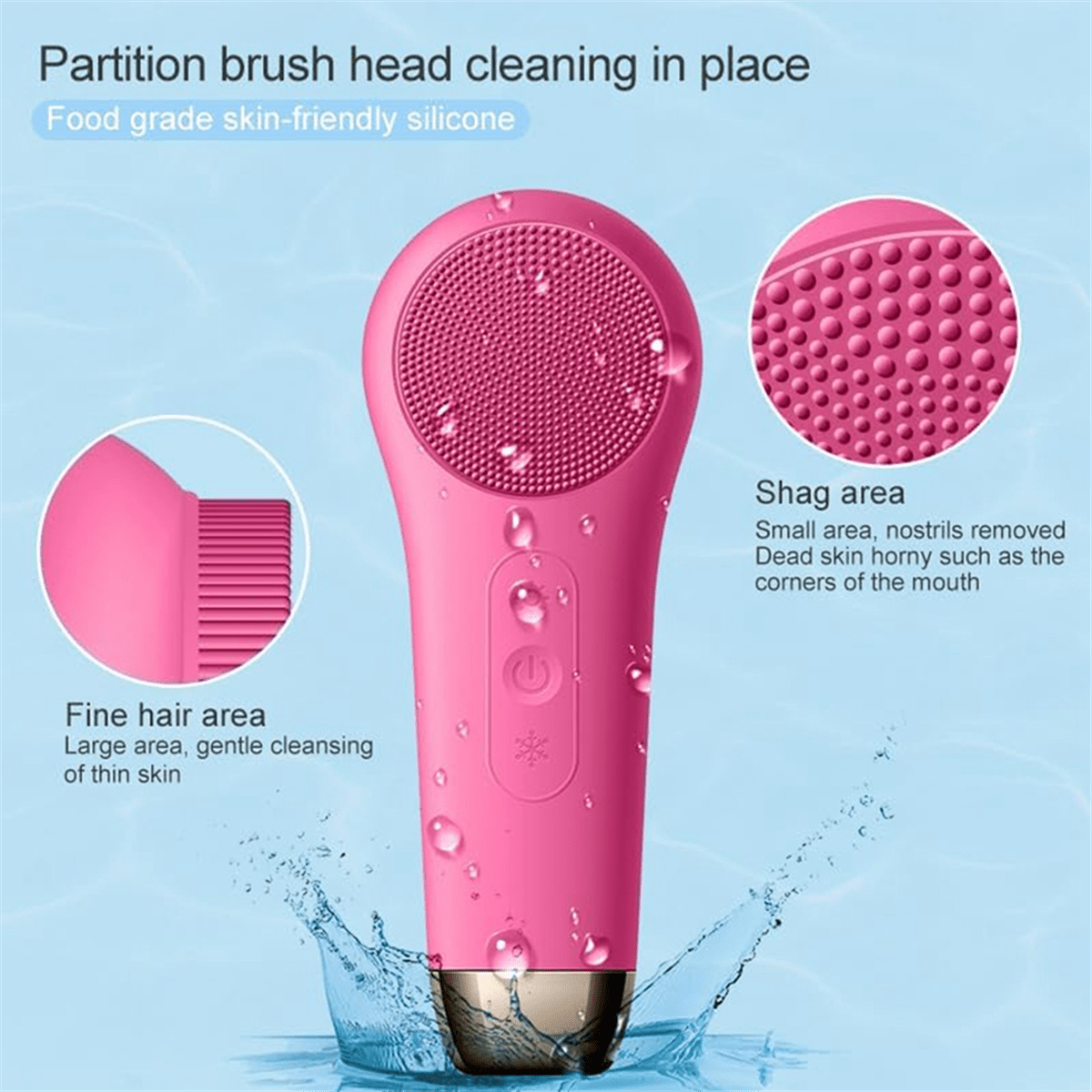 RadiancePro 3-in-1 Skincare Brush for Glowing Skin