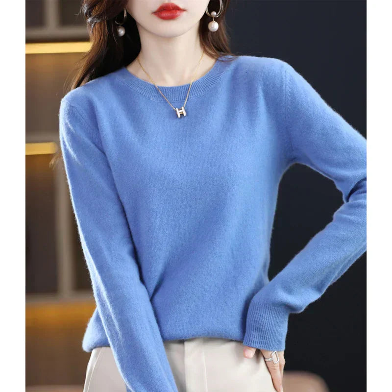 LuxeCashmere Women's Pure Merino Wool Sweater Collection