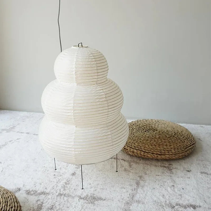 Adjustable Taavita Table Lamp made of Rice Paper, Paper Light for Office & Living Room