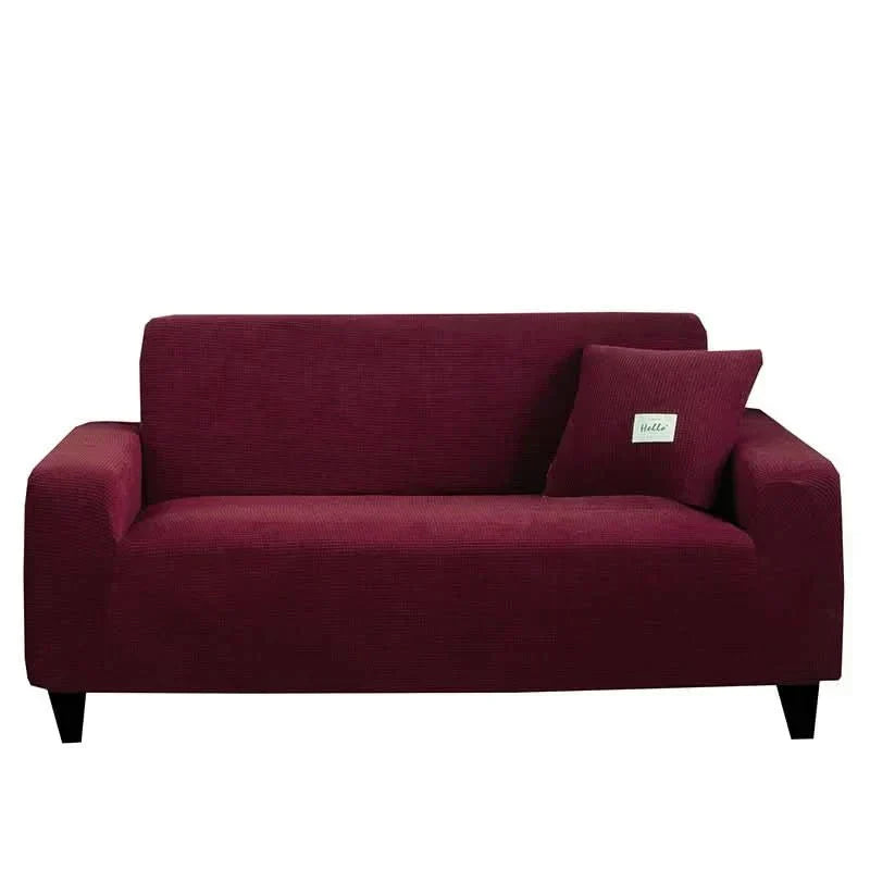 ShieldPro Stretchable Sofa Cover: Water-Resistant & Chic