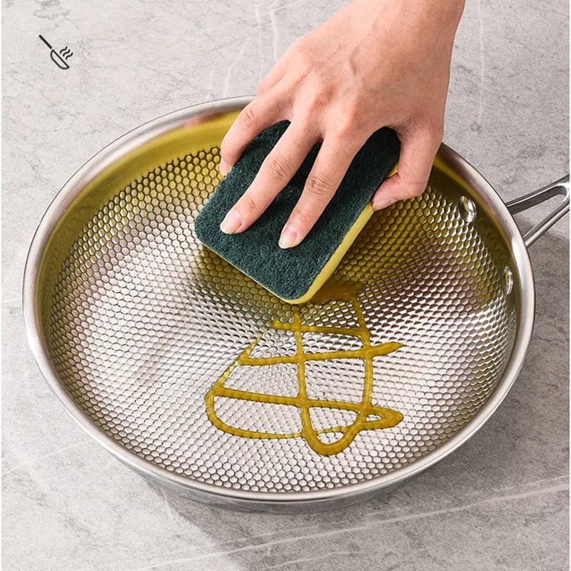 EcoChef 28/30 Cm Stainless Steel Wok Pan for All Stovetops