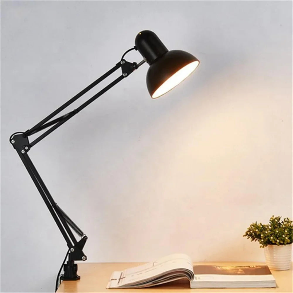 Versatile Metal LED Lamp for Enhanced Workspace Illumination