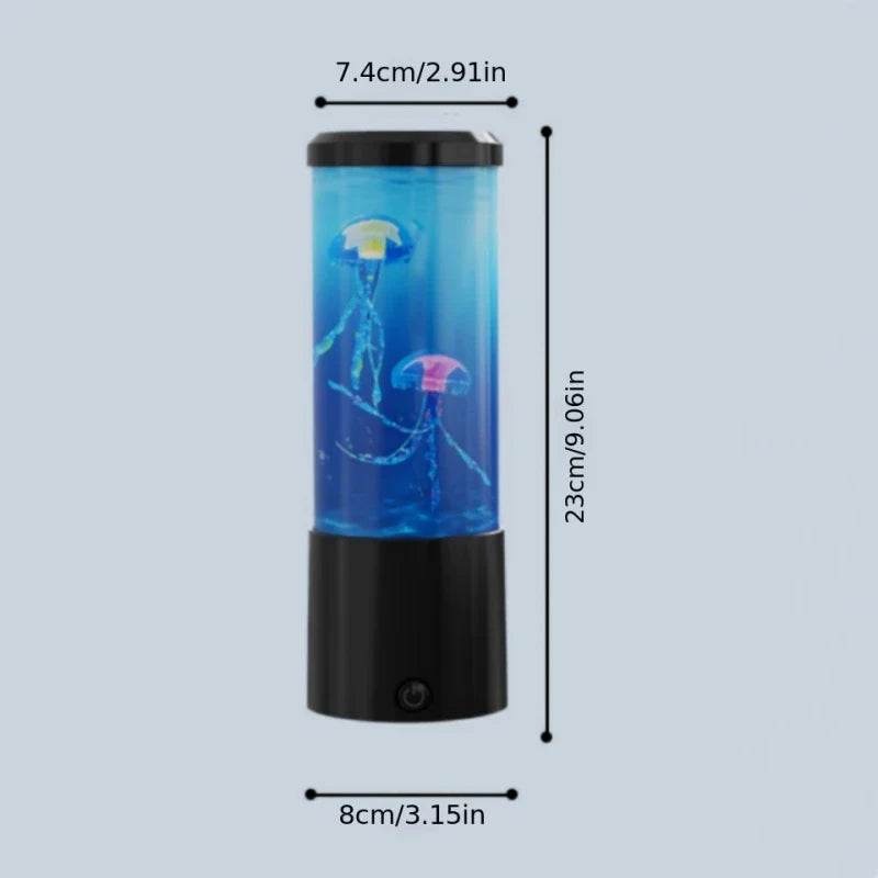 Aquatic Serenity Lamp - LED Jellyfish Nightlight for Tranquil Spaces