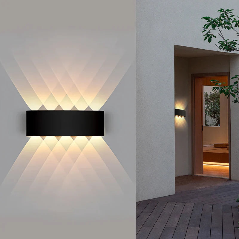 Weatherproof LED Wall Lamp for Outdoor and Indoor Spaces